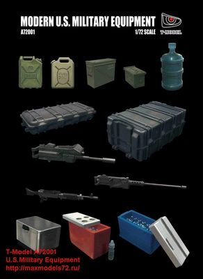 A72001  наборы для диорам  Modern U.S. Military Equipment  (1:72) 2000002047810