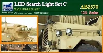AB3570  дополнения из пластика  LED Search Light Set C  (1:35) 4544032724023