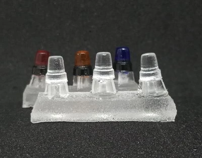 KAV R43 005  дополнения из пластика  Проблесковый маячок (3 шт)  (1:43) 2000000180205