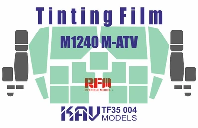 KAV TF35 004  дополнения из пластика  Тонировочная пленка М1240 M-ATV (RFM)  (1:35) 2000000175584