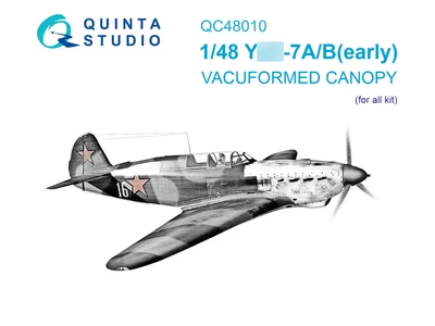 QC48010  дополнения из пластика Набор остекления для Y@K-7А/Y@K-7Б ранний (для всех моделей)  (1:48) 2000002195511