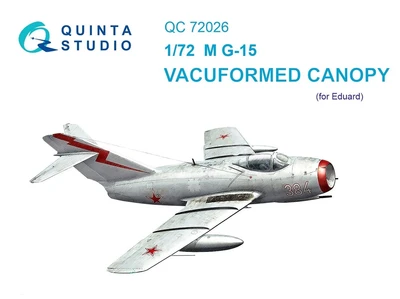 QC72026  дополнения из пластика  Набор остекления M&G-15 (Eduard)  (1:72) 2000000223087