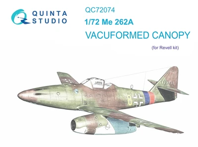 QC72074  дополнения из пластика  Набор остекления Me-262A (Revell)  (1:72) 2000002125891