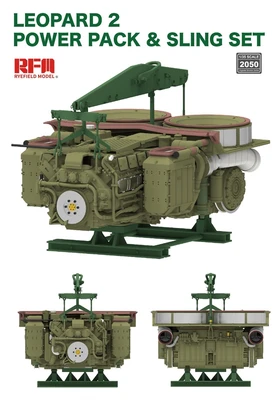 RM-2050  дополнения из пластика  Upgrade set Leopard 2 power pack and sling set  (1:35) 4897062621276