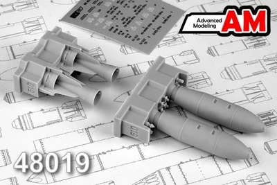 AMC 48019  дополнения из смолы  ФАБ-500М-62 фугасная авиабомба калибра 500 кг  (1:48) 2000002085287