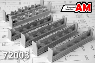 AMC 72003  дополнения из смолы  БД3-УСК (4шт.)  (1:72) 2000002194415