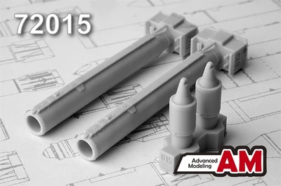 AMC 72015  дополнения из смолы  НАР С-25-ОФМ с пусковым устройством О-25Л  (1:72) 2000002086048