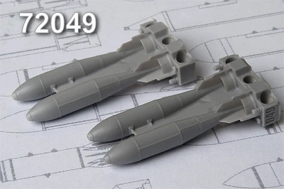 AMC 72049  дополнения из смолы  ФАБ-250 М-62, фугасная авиабомба калибра 250 кг  (1:72) 2000002086154