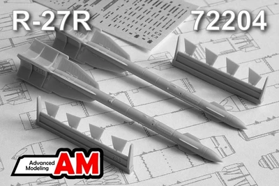 AMC 72204  дополнения из смолы  Ракета "воздух-воздух" Р-27Р (2шт.)  (1:72) 2000002155621
