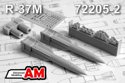 AMC 72205-2  дополнения из смолы  УР Р-37м (2шт.)  (1:72) 2000002142263