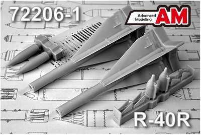 AMC 72206-1  дополнения из смолы  Управляемая ракета средней дальности Р-40Р (2шт.)  (1:72) 2000002094661