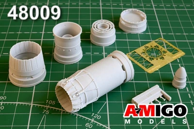 AMG 48009  дополнения из смолы  Сопло двигателя Р-35 M&G -23МЛ /МЛА/ МЛД, M&G-23П, M&G-23МС  (1:48) 2000002086871