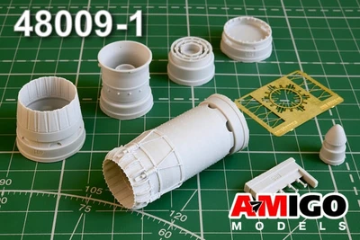 AMG 48009-1  дополнения из смолы  Сопло двигателя Р-29-300 M&G-23М,  M&G-23МР, M&G-23МФ  (1:48) 2000002086888
