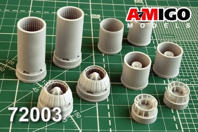 AMG 72003  дополнения из смолы  Реактивное сопло двигателя РД-7М самолета Т-22К  (1:72) 2000002086543