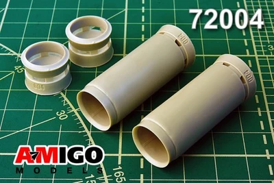 AMG 72004  дополнения из смолы  Входной канал воздухозабрника РД-7М с выдвиж. обечайкой дифф. (1:72) 2000002086550