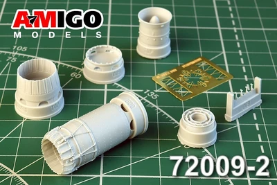AMG 72009-2  дополнения из смолы  M&G-23C,/УМ,/УБ Реактивное сопло двигателя Р-27Ф2М-300  (1:72) 2000002126782