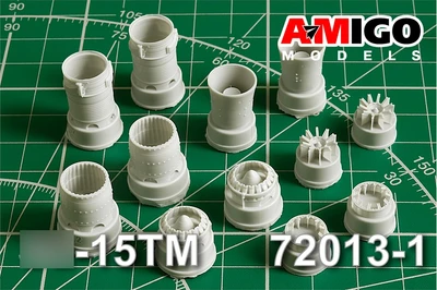 AMG 72013-1  дополнения из смолы  С-15ТМ Реактивное сопло двигателя Р13-300  (1:72) 2000002126850