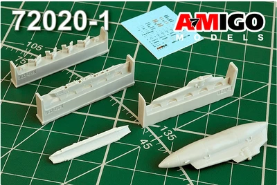AMG 72020  дополнения из смолы  Эфир-1М Контейнер радиационной разведки, П-62-2  (1:72) 2000002164449
