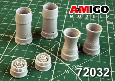 AMG 72032  дополнения из смолы  С-47 Реактивные сопла двигателя Д-30Ф6  (1:72) 2000002142652