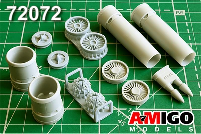 AMG 72072  дополнения из смолы  JT8D-15 для модели Boeing 737-200  (1:72) 2000002164470