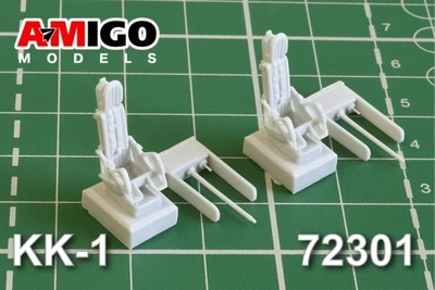 AMG 72301  дополнения из смолы  Катапультное кресло КК-1, раннее 2 шт., для M&G-15, И-320  (1:72) 2000002086345