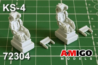 AMG 72304  дополнения из смолы  Катапультное кресло КС-4, 2 шт., для С-15  (1:72) 2000002086383
