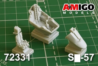 AMG 72331  дополнения из смолы  Кабина самолета С-57 с катапультным креслом К-36Д-5  (1:72) 2000002086512