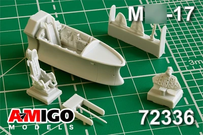 AMG 72336  дополнения из смолы  Кабина для M&G-17 с катапультным креслом КК-1  (1:72) 2000002142287