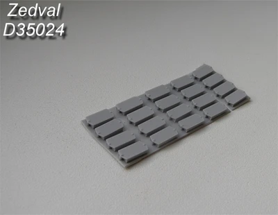 D35024  дополнения из смолы  Контейнеры ДЗ тип «D» (50 шт.)  (1:35) 2000002163732