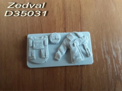 D35031  дополнения из смолы  Современная советская униформа  (1:35) 2000002163831