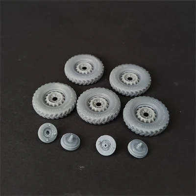 DMS-35236  дополнения из смолы  Колёса ЯШЗ Вездеход Ба-64, Г@З-64/67, М-1, БА-20. С просадкой (1:35) 2000002188896