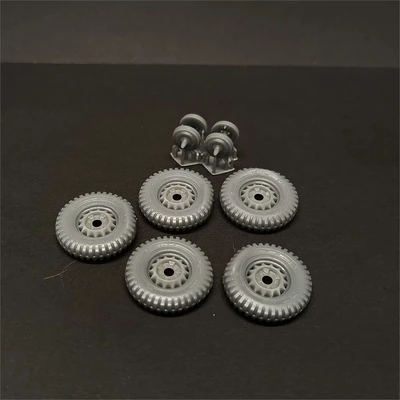 DMS-35237  дополнения из смолы  Колёса Firestone для Ба-64, Г@З-64 (67) с просадкой  (1:35) 2000002188902