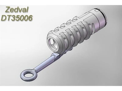 DT35006  дополнения из смолы  Дульный тормоз для  Д-30 (2А18) вариант 2  (1:35) 2000002194934