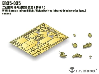 ER35-035  дополнения из смолы  German Infrared NightVision Devices InfrarotScheinwerfer Type2 (1:35) 2000002168744