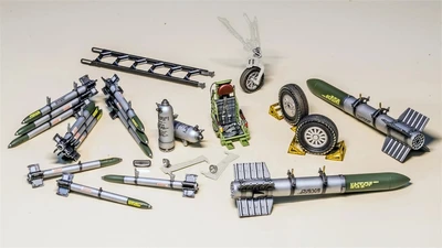 KMU32039  дополнения из смолы  Корректировочный набор F-84E  (1:32) 2000002161172