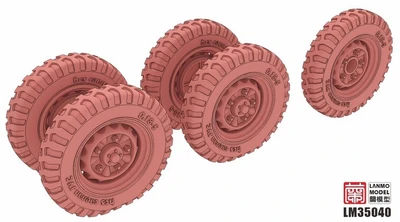 LM-35040  дополнения из смолы  BA64  GRAVITY  TIRES  KIT  TYPE  B  (1:35) 2000002180913
