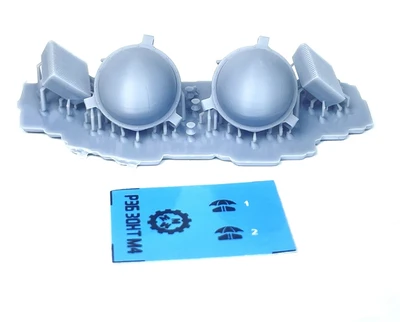 MM35315  дополнения из смолы  Комплект М РЭБ Зонт 2шт +декали  (1:35) 4353151602255