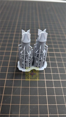 MM48327  дополнения из смолы  Бомбы с УМПК ОДАБ-500 + пилон и декали 2 шт.  (1:48) 2000002180081