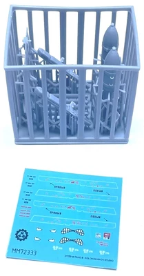 MM72333  дополнения из смолы  Бомбы с УМПК ФАБ-500М62+пилон+декали. 2шт  (1:72) 2000002154990