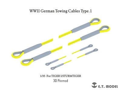P35-237  дополнения из смолы  Немецкие коуши для тросов Тип 1 Tiger I, Sturmtiger  (1:35) 2000002181422