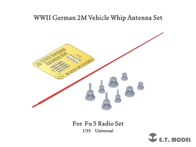 P35-243  дополнения из смолы  German 2M Vehicle Whip Antenna Set  Универсальные  (1:35) 2000002155768