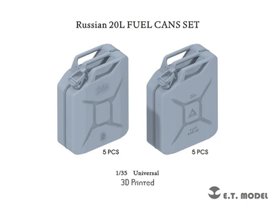 P35-263  дополнения из смолы  Russian 20L FUEL CANS SET  Универсальные  (1:35) 2000002155775