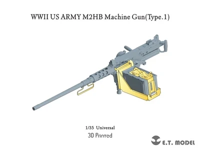 P35-265  дополнения из смолы  US WWII M2HB Machine Gun - Type 1  (1:35) 2000002168188