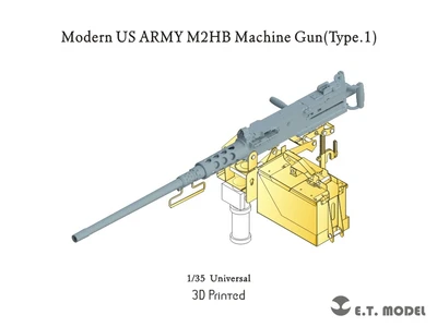 P35-266  дополнения из смолы  US Modern M2HB Machine Gun - Type 1  (1:35) 2000002168195