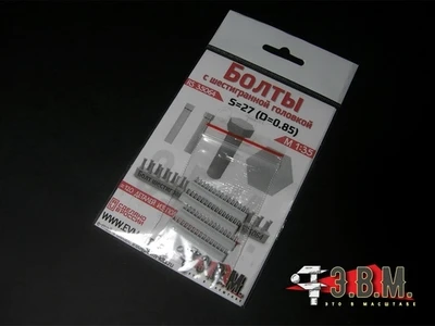 RS35064  дополнения из смолы  Болт с шестигранной головкой S-27 (D=0,85) 2000002052173