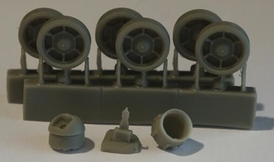 ZA35267  дополнения из смолы  Корректировочный набор для Trumpeter 01561 KV-1 1939  (1:35) 2000000226880