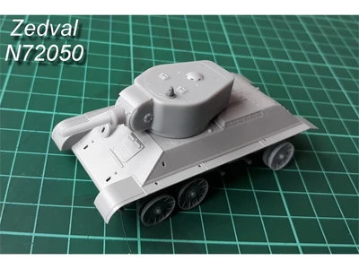 N72050  дополнения из металла  Набор деталей для Танк-34-122  (1:72) 2000002194972