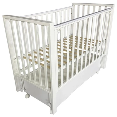 Кровать Антел Николь маятник+колеса, автостенка, ящик 01973828041