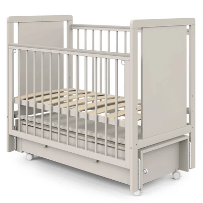 Кровать детская Indigo Classic маятник на колесах, ящик 828854664