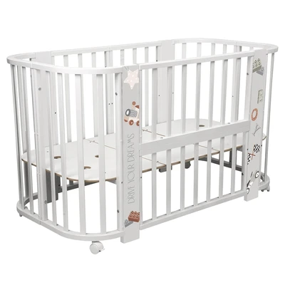 Кровать детская Indigo Baby Line 5 в 1 с поперечным маятником 262711701